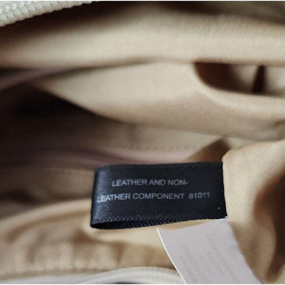 Giani Bernini Women Cream Leather Hobo Bag - Picture 10 of 11